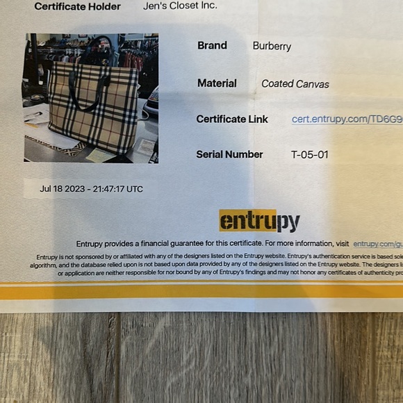 Burberry London Tote - Picture 2 of 10